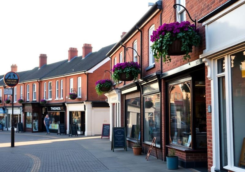 Independent high street, Heswall, Wirral